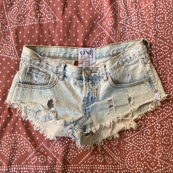 One Teaspoon Pants - One Teaspoon Bonita Shorts